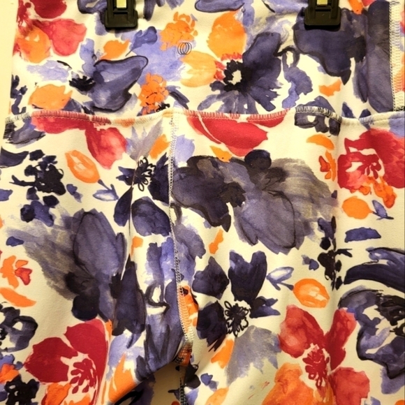 Balance Collection Med Floral Activewear soft high waist moisture wicking leggin - Picture 7 of 14